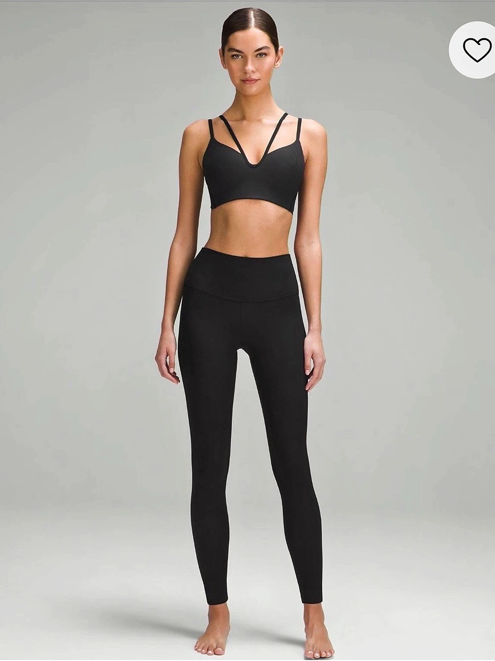 lululemon Align Ribbed High-Rise Leggings Black Size 10